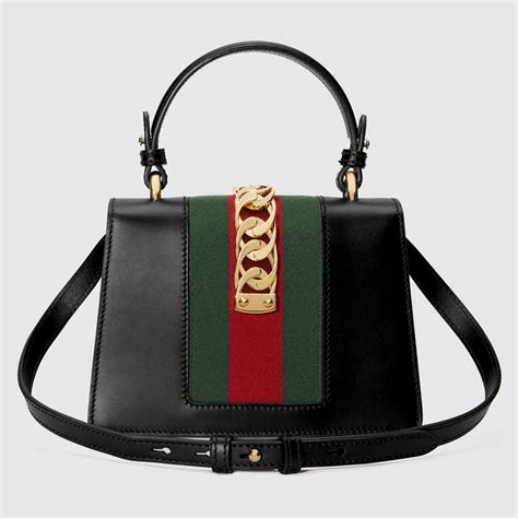 black sylvie mini handbag gucci jual|bag Gucci terbaru.